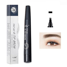 Load image into Gallery viewer, Hot Tattoo Eyebrow Pencils Waterproof Fork tip Eyebrow Tattoo Pen 4 Head Fine Sketch Professional Cosmetic