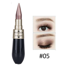 Load image into Gallery viewer, Waterproof Liquid EyeShadow Double-end Eye Liner Pencil Eye Shadow