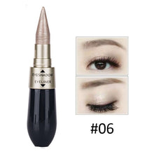 Load image into Gallery viewer, Waterproof Liquid EyeShadow Double-end Eye Liner Pencil Eye Shadow