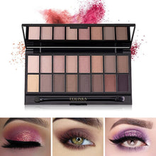 Load image into Gallery viewer, 16 Colors Metallic Shimmer Matte Eyeshadow Palette