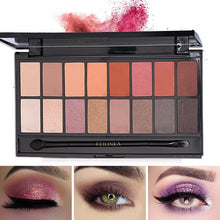Load image into Gallery viewer, 16 Colors Metallic Shimmer Matte Eyeshadow Palette