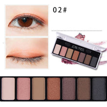 Load image into Gallery viewer, 7 Colors Matte Shimmer Eyeshadow Makeup Palette