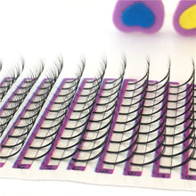 Load image into Gallery viewer, 1box False Eye Lashes Big Capacity Wave Mink 0.1D  Black Silk Eyelashes Extension Natural Eyelashes