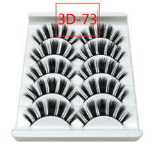Load image into Gallery viewer, 3D Faux Mink Hair Soft False Eyelashes Fluffy Wispy Thick Lashes Handmade Soft Eye Makeup Extension Tools