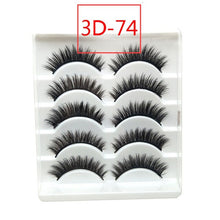 Load image into Gallery viewer, 3D Faux Mink Hair Soft False Eyelashes Fluffy Wispy Thick Lashes Handmade Soft Eye Makeup Extension Tools