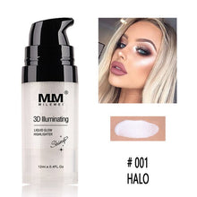 Load image into Gallery viewer, 5 Colors Highlighter Illuminator Makeup Glow Kit Face Brightener Contouring Liquid Highlighter Powder Palette Bronzer