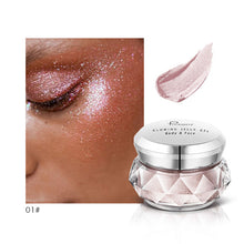 Load image into Gallery viewer, Body Glitter Festival Makeup Gold Liquid Highlighter Pink Bronzer