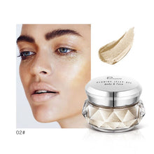 Load image into Gallery viewer, Body Glitter Festival Makeup Gold Liquid Highlighter Pink Bronzer