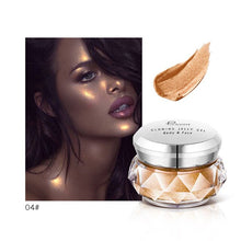 Load image into Gallery viewer, Body Glitter Festival Makeup Gold Liquid Highlighter Pink Bronzer