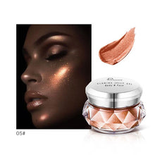 Load image into Gallery viewer, Body Glitter Festival Makeup Gold Liquid Highlighter Pink Bronzer