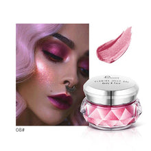 Load image into Gallery viewer, Body Glitter Festival Makeup Gold Liquid Highlighter Pink Bronzer
