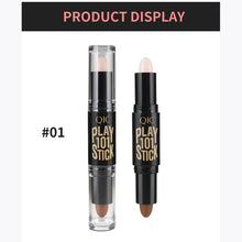 Load image into Gallery viewer, Double-ended Contour Stick Makeup Face Concealer Brighten Highlighter Shadow paleta de