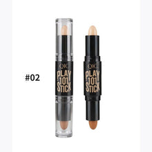 Load image into Gallery viewer, Double-ended Contour Stick Makeup Face Concealer Brighten Highlighter Shadow paleta de