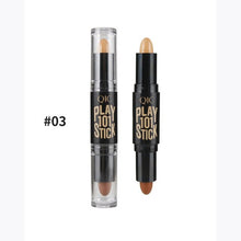 Load image into Gallery viewer, Double-ended Contour Stick Makeup Face Concealer Brighten Highlighter Shadow paleta de
