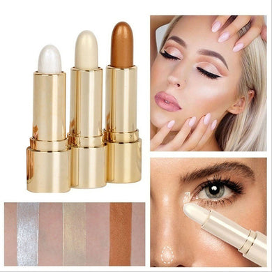 Highlighter Bronzer Stick Cream Makeup Illuminator Highlighters Long lasting Cosmetics Corrector