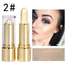 Load image into Gallery viewer, Highlighter Bronzer Stick Cream Makeup Illuminator Highlighters Long lasting Cosmetics Corrector