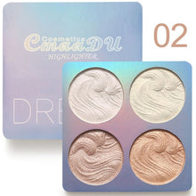Load image into Gallery viewer, 4 Colors Highlighter Illuminator Makeup Glow Kit Face Brightener
