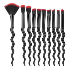 Load image into Gallery viewer, 10PCS Make Up Foundation Eyebrow Eyeliner Blush Cosmetic Concealer Brushes