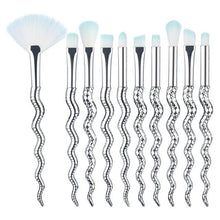 Load image into Gallery viewer, 10PCS Make Up Foundation Eyebrow Eyeliner Blush Cosmetic Concealer Brushes