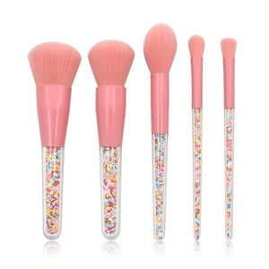 Makeup Brushes 5Pcs Foundation Blush Powder Blending