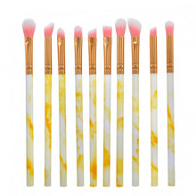Load image into Gallery viewer, 10 Pcs Makeup Brush Set Marble make-up brush Professional