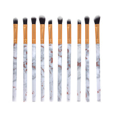 Load image into Gallery viewer, 10 Pcs Makeup Brush Set Marble make-up brush Professional