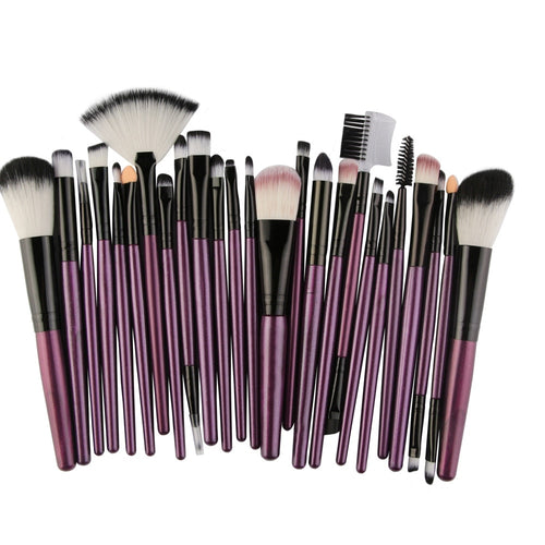 25pcs makeup brushes set