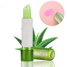 Load image into Gallery viewer, Moisture Lip Aloe Vera Natural Lip Balm Temperature Changed Color Lipstick Long Lasting Nourish