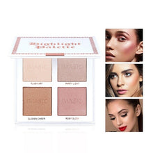 Load image into Gallery viewer, 4 Color Face Makeup Concealer Foundation Palette Professional Contour