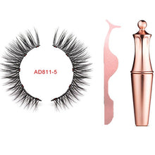 Load image into Gallery viewer, Magnetic Liquid Eyeliner &amp; Magnetic False Eyelashes &amp; Tweezer Set Waterproof Long Lasting Eyeliner