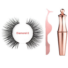 Load image into Gallery viewer, Magnetic Liquid Eyeliner &amp; Magnetic False Eyelashes &amp; Tweezer Set Waterproof Long Lasting Eyeliner