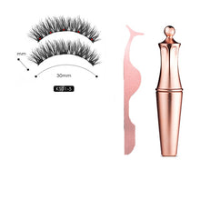 Load image into Gallery viewer, Magnetic Liquid Eyeliner &amp; Magnetic False Eyelashes &amp; Tweezer Set Waterproof Long Lasting Eyeliner