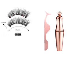 Load image into Gallery viewer, Magnetic Liquid Eyeliner &amp; Magnetic False Eyelashes &amp; Tweezer Set Waterproof Long Lasting Eyeliner